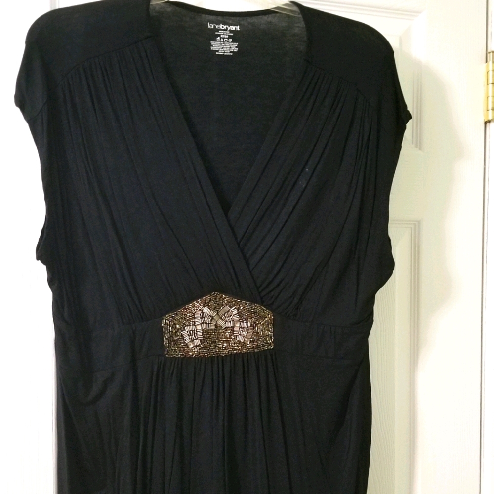 Lane Bryant Beautiful Black Blouse Brand New